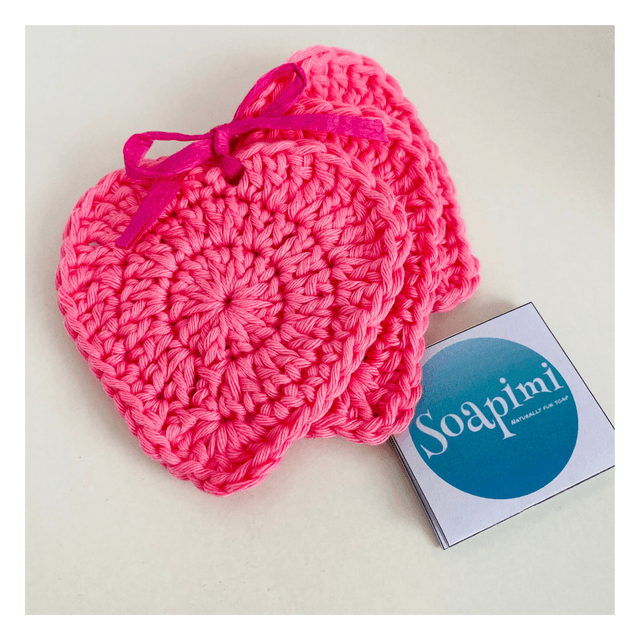 Soapimi Set of 3 Cotton Face Scrubbies