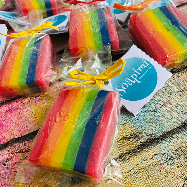 Soapimi Rainbow Soap Bar - Fragrance Free
